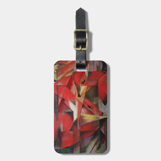 Fox, 1913 bagagelabel (Voorkant verticaal)