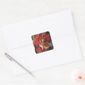 Fox, 1913 vierkante sticker (Envelop)