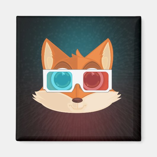 Fox - 3D Magneet (Voorkant)