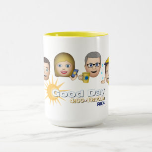FOX 4 BONJOUR Emoji Café Mug