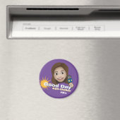 FOX 4 bonjour Emoji Hanna Refrigerator Magnet (In Situ (Lave-vaisselle))