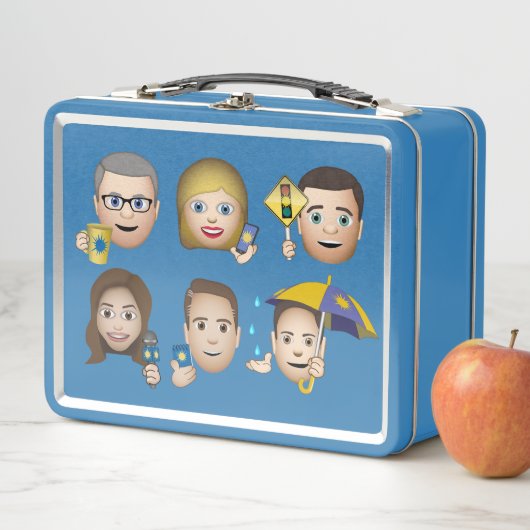 FOX 4 Goede Dag Emoji Lunch Box (In situ)