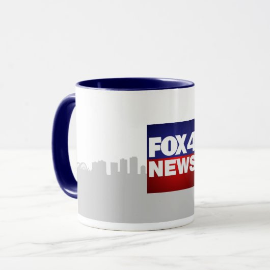 FOX 4 Nieuws Koffie Mok (Voorkant links)
