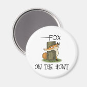 Fox Afbeelding Magneet (Voorkant / Achterkant)