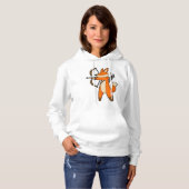 Fox als Archer met Pijl en Bow Hoodie (Voorkant volledig)