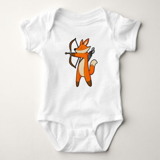 Fox als Archer met Pijl en Bow Romper (Voorkant)