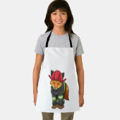 Fox als brandweerman met Helmet Schort (Insitu)