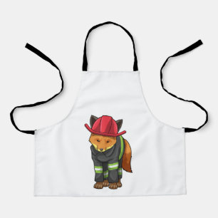 Fox als brandweerman met Helmet Schort