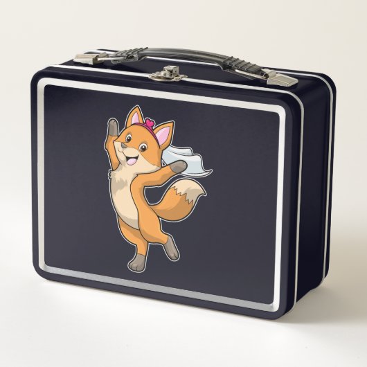 Fox als Bride met Veil & Heart (Voorkant)