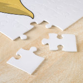 Fox als Bride met Veil Legpuzzel (Zijkant)