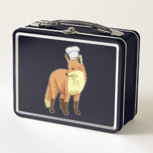 Fox als Cook met Chef-pet