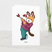 Fox als Groom met Suit Kaart (Achterkant)