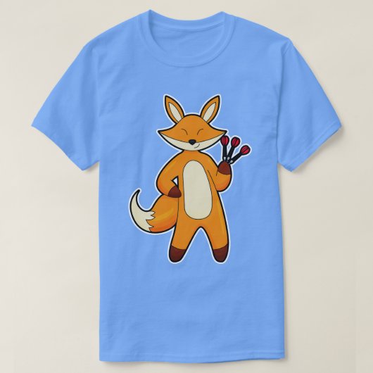 Fox als kunstspeler met kunstkunst t-shirt (Design voorkant)