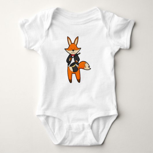 Fox als Magicaliër met Magic Wand & Pet Romper (Voorkant)