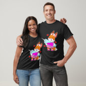 Fox als verpleegster met spuit t-shirt (Unisex)