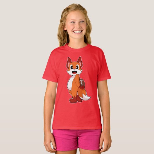 Fox American Football T-shirt (Voorkant volledig)