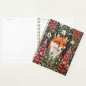 Fox and Foxglove Bloemen William Morris Geïnspiree Planner (Display)