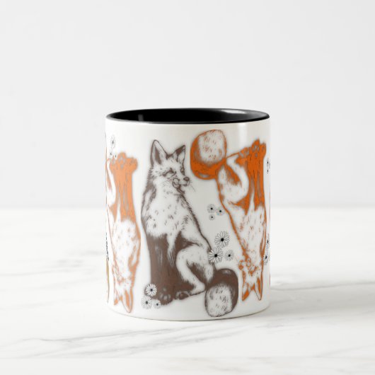 Fox and friends coffee mug theme graphics (Centre)