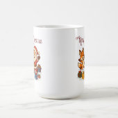 Fox and Santa Christmas Mug (Centre)