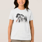 Fox and Woods Kid's Tri-Blend Shirt (Voorkant)