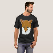 Fox Animal Cool Print Predator Hunter Motif Imprin T-shirt (Voorkant volledig)
