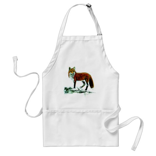 Fox Apron Standaard Schort (Voorkant)