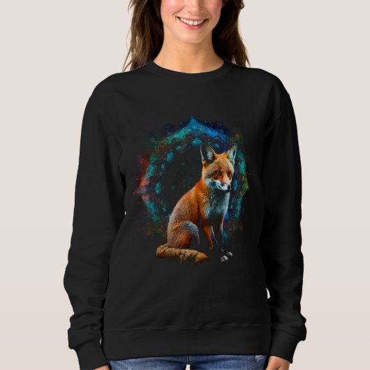 Fox - Art Animal Fox Trui (Voorkant)