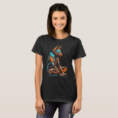 Fox Art Fantasy  Animal Fox T-shirt (Voorkant volledig)