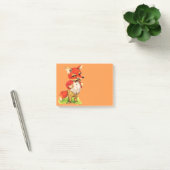 Fox art post-it note gift (Kantoor)