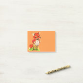 Fox art post-it note gift (Op bureau)