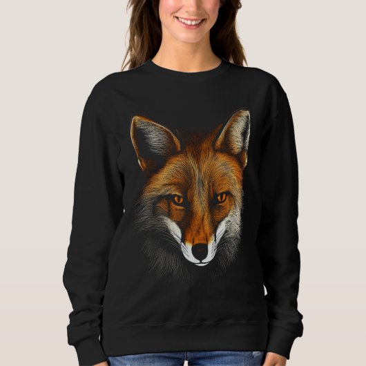 Fox Artwork Animal Animal Fox 12 Trui (Voorkant)