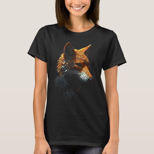 Fox Artwork  Animal  Animal Fox 4 T-shirt (Voorkant)