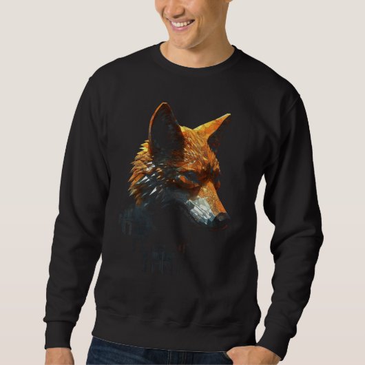 Fox Artwork  Animal  Animal Fox 4 Trui (Voorkant)