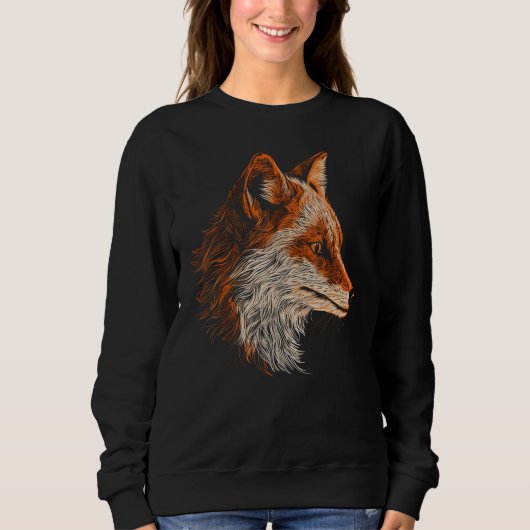 Fox Artwork  Animal  Animal Fox 7 Trui (Voorkant)