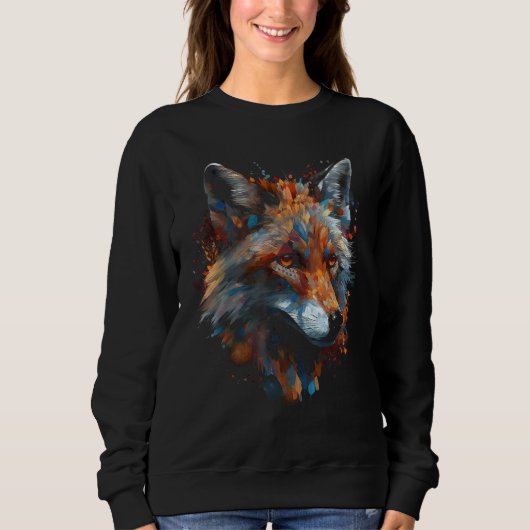 Fox Artwork  Animal  Animal Wolf Trui (Voorkant)