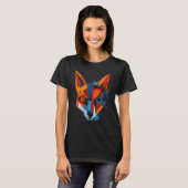 Fox Artwork  Animal Fox T-shirt (Voorkant volledig)