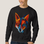 Fox Artwork  Animal Fox Trui (Voorkant)