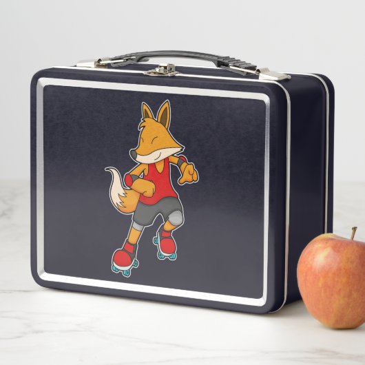 Fox as Skater with Roller skates (In situ)