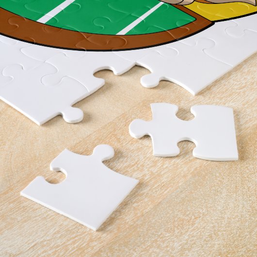 Fox at Poker with Poker chips Legpuzzel (Zijkant)