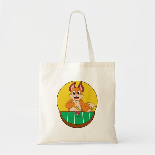 Fox at Poker with Poker chips Tote Bag (Voorkant)