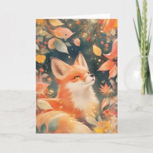 Fox Autumn Embrace Kaart