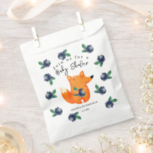Fox Baby shower Bedankzakje