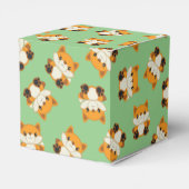 Fox Baby shower Green Bedankdoosjes (Achterkant)