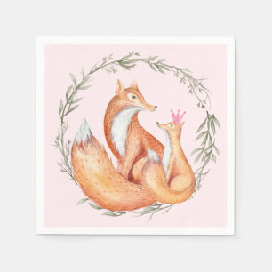 Fox Baby shower Napkins Servetten