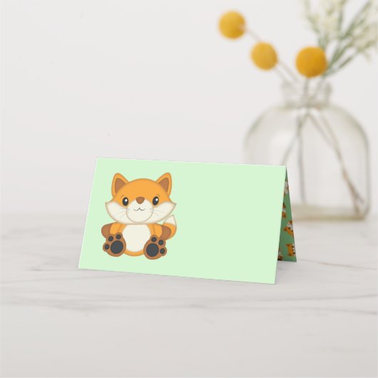 Fox Baby shower Woodland Animal (Voorkant)