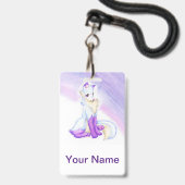 Fox Badge (Voorzijde met lanyard)