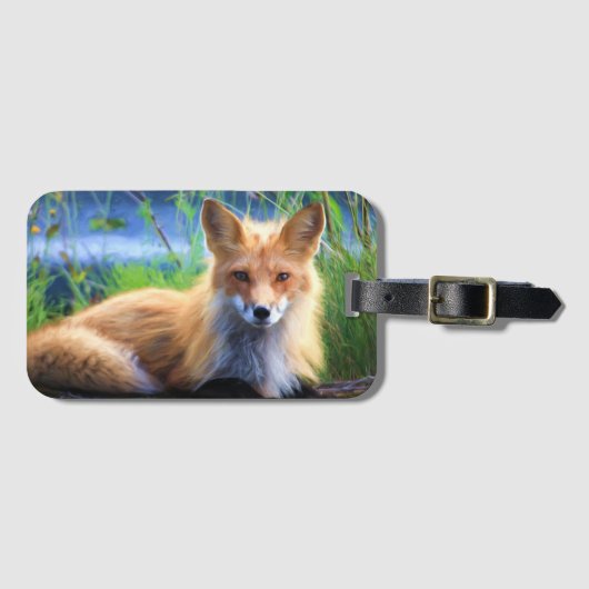 Fox Bagagelabel (Voorkant (horizontaal))