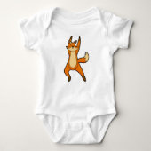 Fox bij Yoga Stretching Romper (Voorkant)