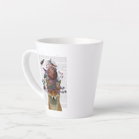 Fox Birdkeeper met Artichoke Latte Mok (Linkerhoek)