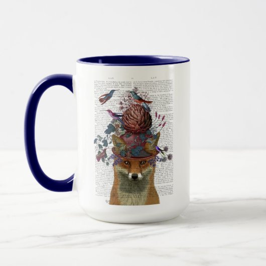 Fox Birdkeeper met Artichoke Mok (Links)
